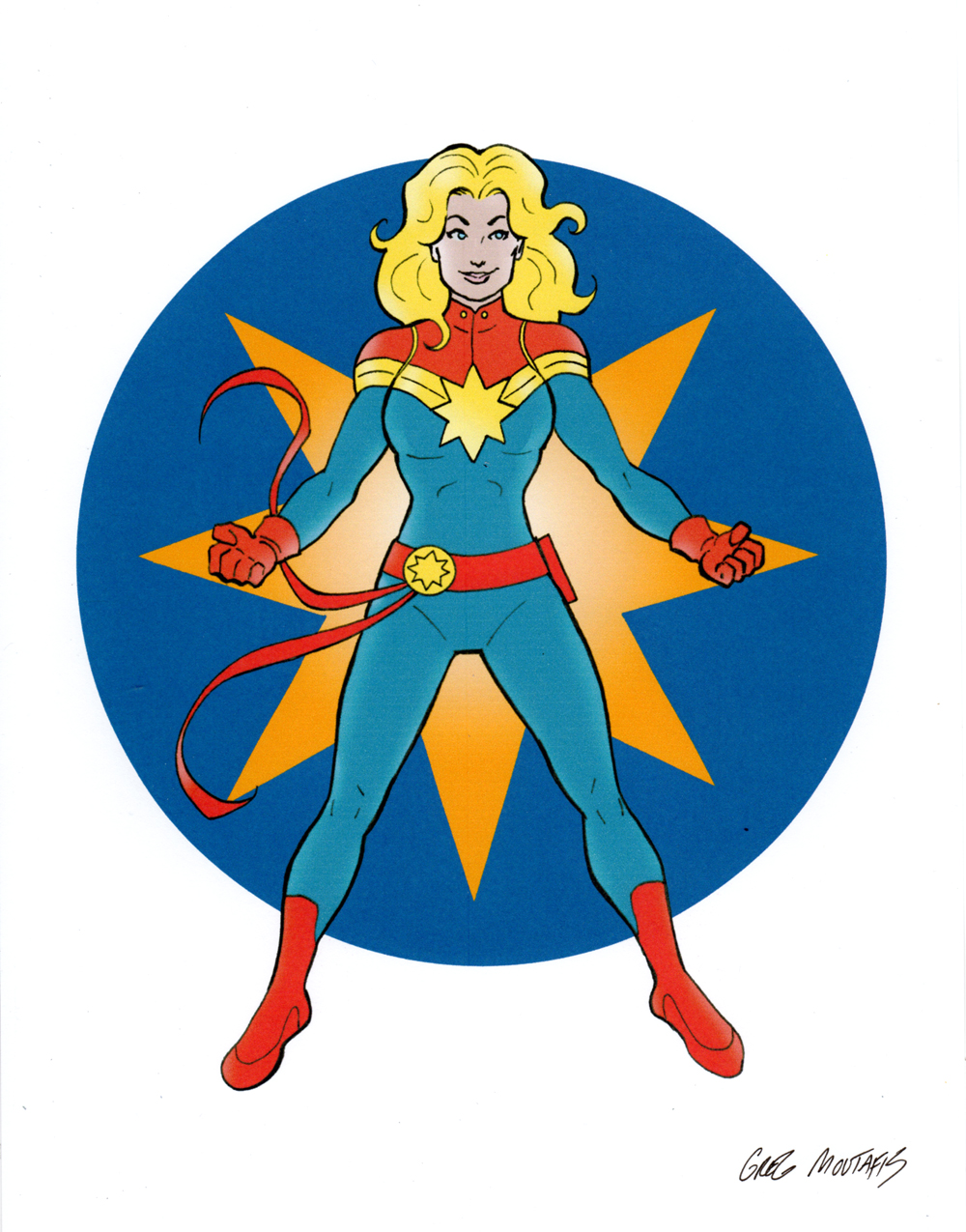 Captain Marvel print